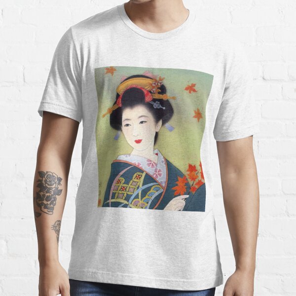 Japanese geisha lady art" T-shirt for Sale by RBEnt Redbubble | japanese classic geisha lady art t-shirts - cool t-shirts - oriental t-