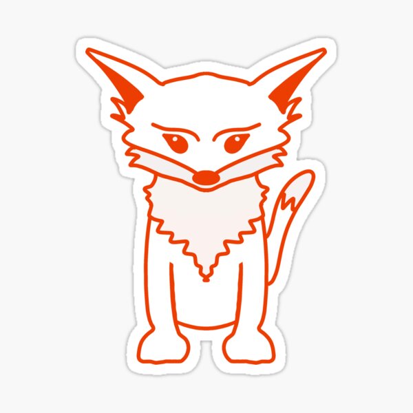 Aperçu de l'œuvre renard créée et vendue par Rautee.