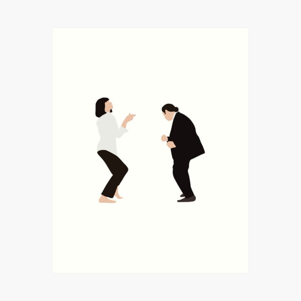 Pulp Fiction Dance Wall Art for Sale