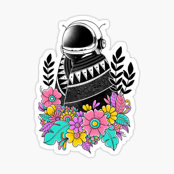 Botanical Space Sticker