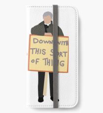 Pater Ted Vorsicht jetzt iPhone Flip-Case/Hülle/Klebefolie