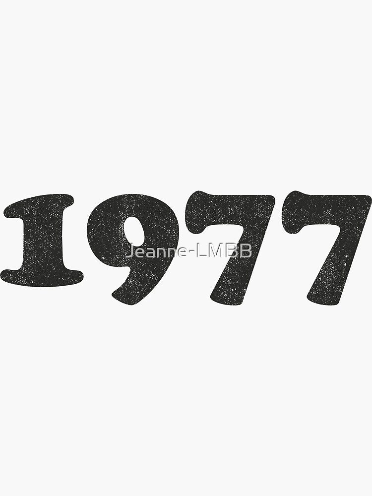 Aperçu 3 sur 3. Sticker avec l'œuvre 1977 créée et vendue par Jeanne-LMBB.