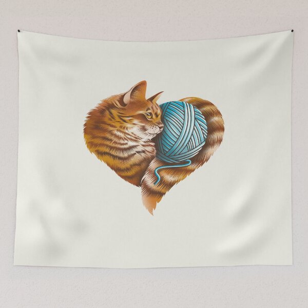 Item preview, Heart Cat designed and sold by Dan Elijah Fajardo.