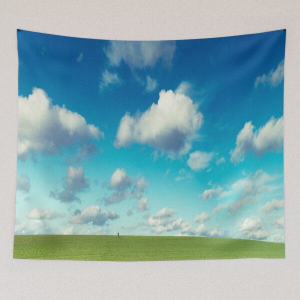 Item preview, Infinity - Green Land and Summer Sky designed and sold by Dyrk Wyst Redbubble Shop.