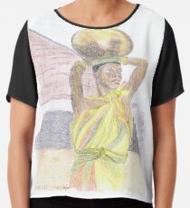 Afrikanerin Chiffontop