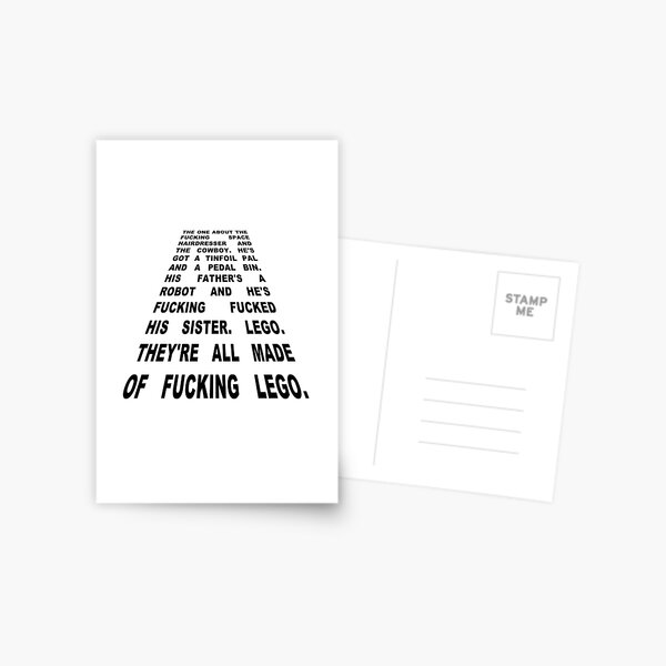 The Thick of It Star Wars Malcolm Tucker Quote Postcard