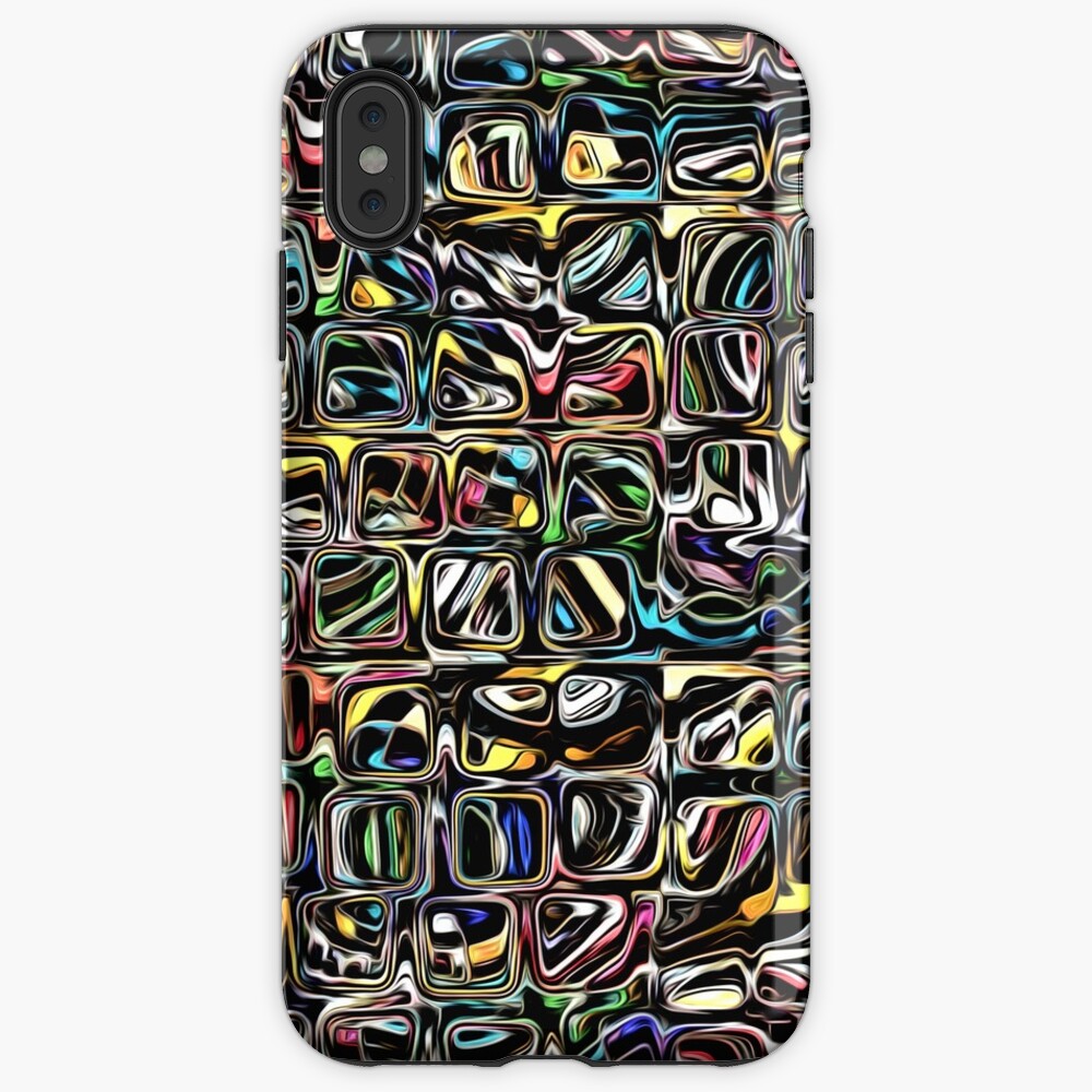 Colorful Pattern of Squares iPhone Case & Cover