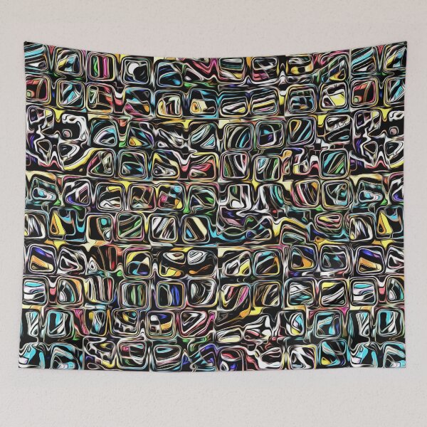 Item preview, Colorful Pattern of Squares designed and sold by Phil Perkins.