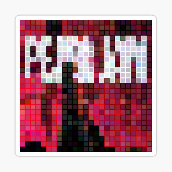 Pixelated Famous Albums - 71 of 100 Sticker