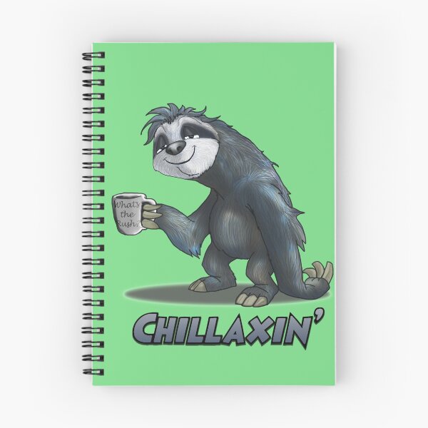 Item preview, Sloth Chillaxing with a hot beverage designed and sold by Samuraibuni.