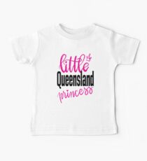 Little Queensland Princess Australia Raised Me Baby Tee