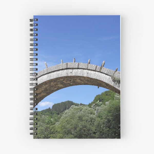 Item preview, Kalogeriko arched stone bridge Zagoria Greece designed and sold by goceris.