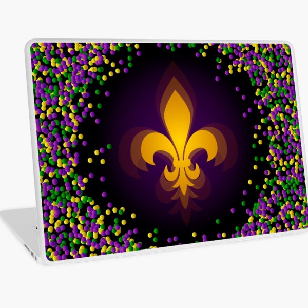 Mardi Gras Laptop Skin