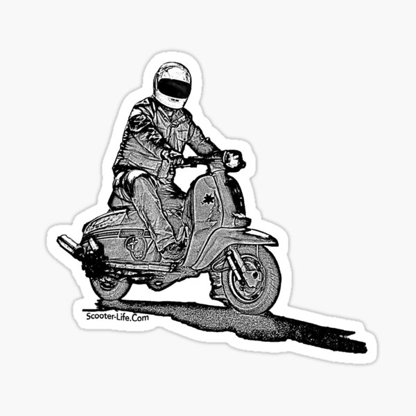 Modern Scooterist Classic Ride Sticker