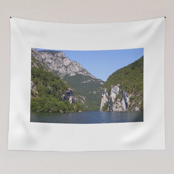 Item preview, river canyon and mountains landscape  designed and sold by goceris.