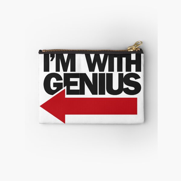Item preview, I'm with a genius designed and sold by AsKartongs.