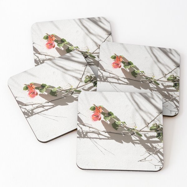 Item preview, Sharp Thorny Shadows - Elegante buganvilla en la pared estucada encalada designed and sold by Georgia Mizuleva.