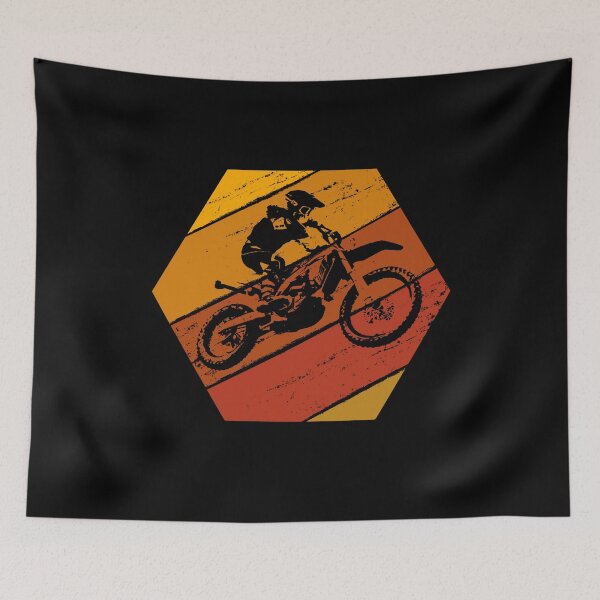 Item preview, Vintage Motocross T Shirt Retro Dirt Bike Silhouette gift designed and sold by Acroxth.