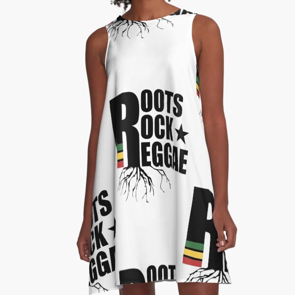Roots Rock Reggae A-Line Dress