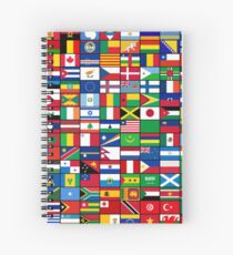 The World's Flags Spiral Notebook