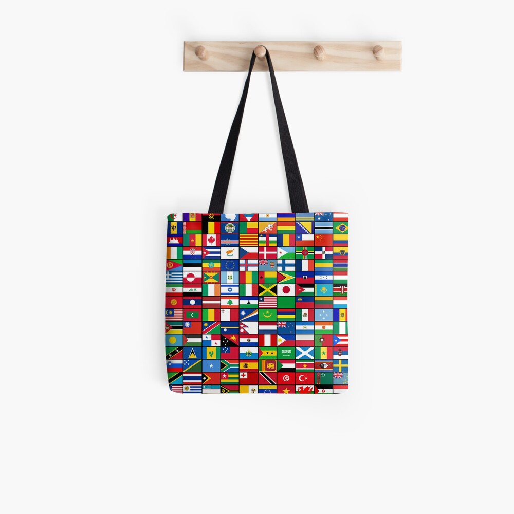 "The World's Flags" Tote Bag by WorldFlagCo Redbubble