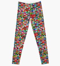 Legging Las banderas del mundo