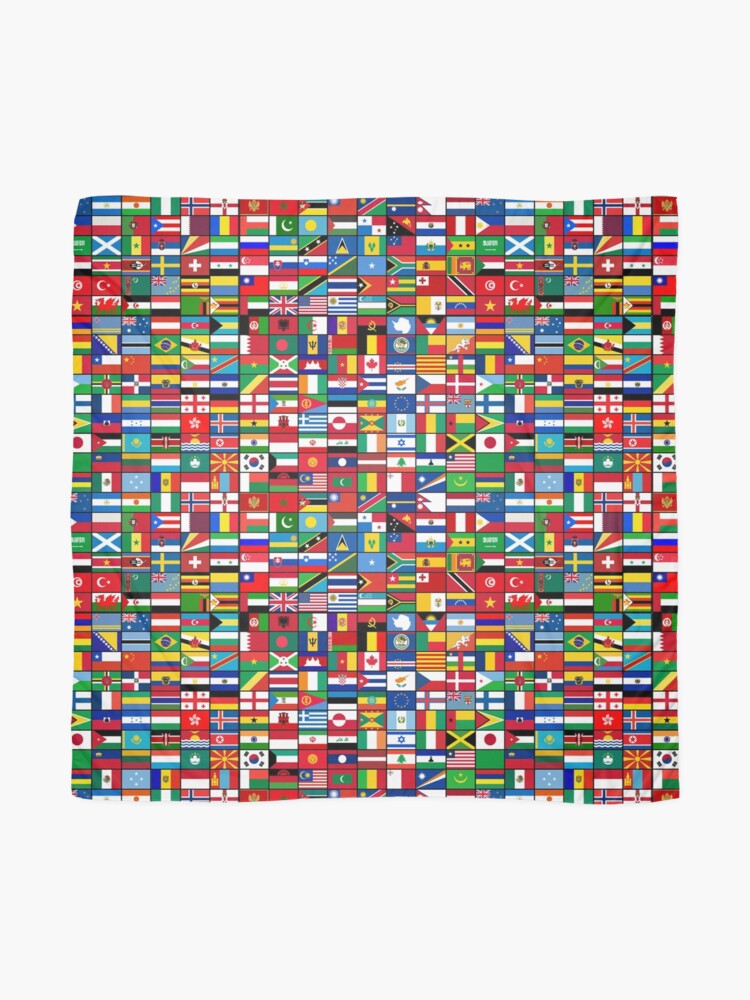 "The World's Flags" Scarf for Sale by WorldFlagCo | Redbubble