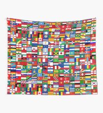 The World's Flags Wall Tapestry