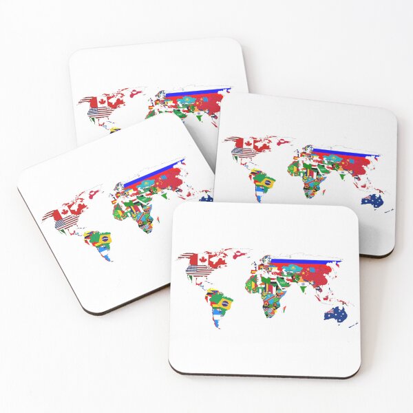 Item preview, World Flags Map designed and sold by WorldFlagCo.