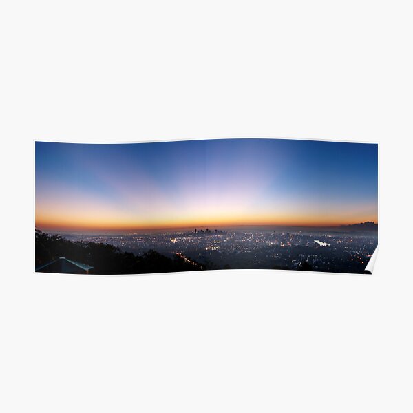 Brisbane city sunrise Poster