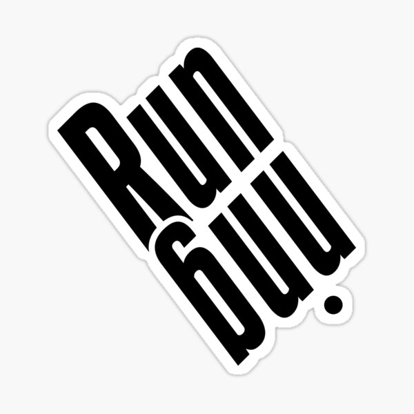 Running Sticker