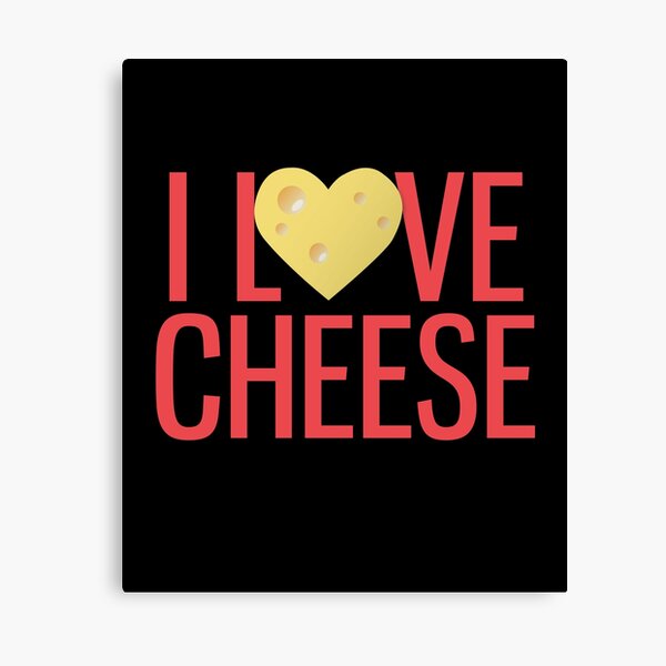Item preview, I love cheese for a turophile cheese lover designed and sold by Gifafun.