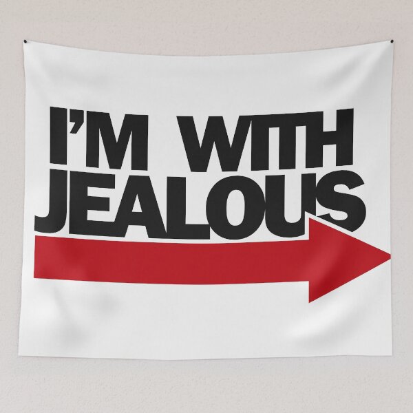 Item preview, I'm with a jealous designed and sold by AsKartongs.