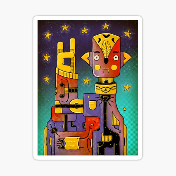 I come in peace (Heavy Metal) Sticker