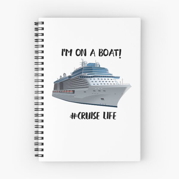 Item preview, I'm on a boat! A Cruise ship! I'm loving life! designed and sold by Meme Fandom.