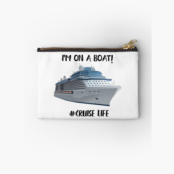 Item preview, I'm on a boat! A Cruise ship! I'm loving life! designed and sold by Meme Fandom.