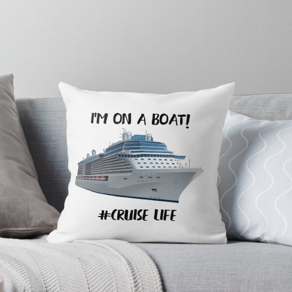Item preview, I'm on a boat! A Cruise ship! I'm loving life! designed and sold by Meme Fandom.