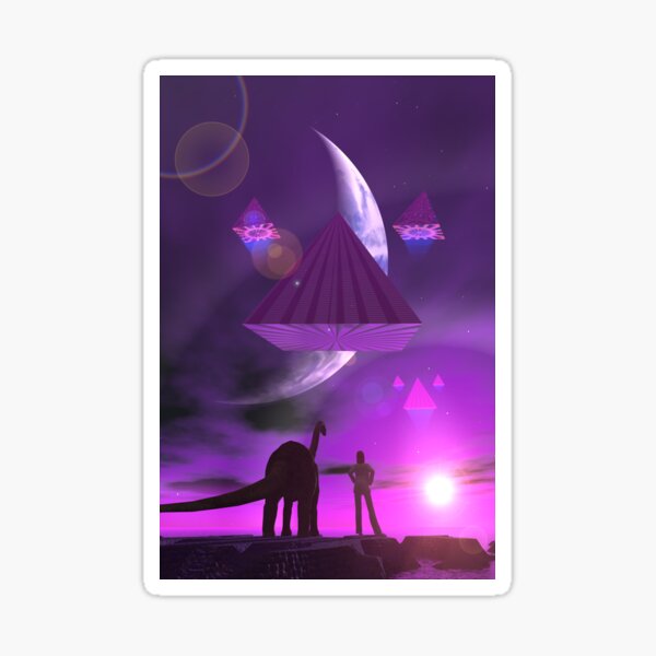 The Summit Of Ancient Mysteries by Spaced Painter Sticker