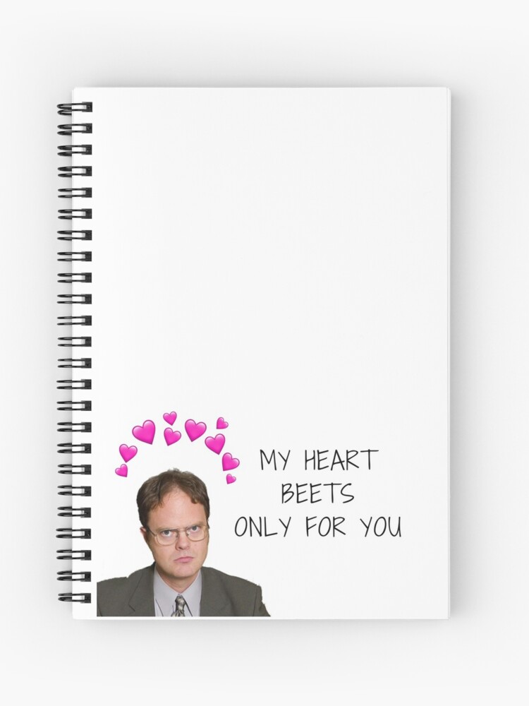 The Office, Dwight Schrute, Valentines day, Anniversary, Birthday, Mothers  day, Gifts, Presents, Bears beets battlestar galatica, My heart beets only  for you