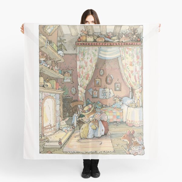 Lady Woodmouse gets Primrose ready for bed Scarf