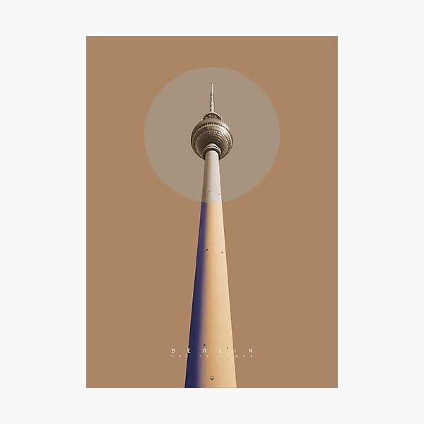 Berlin - The TV Tower Fotodruck