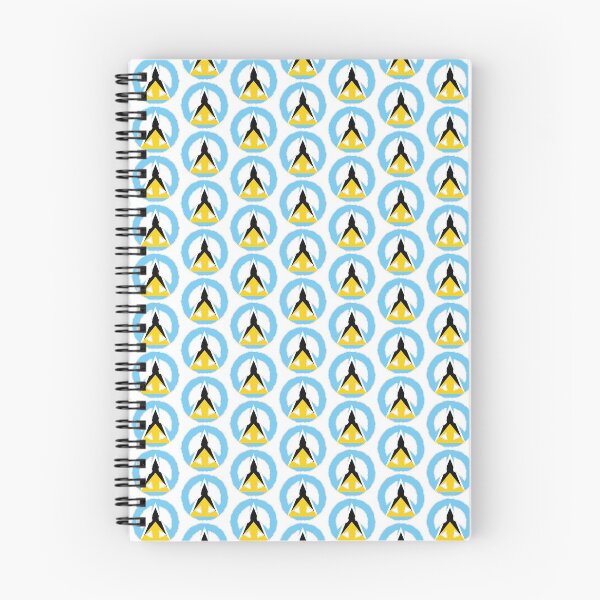 Item preview, Peace Sign St Lucia National Flag designed and sold by IdentiTee Studios.