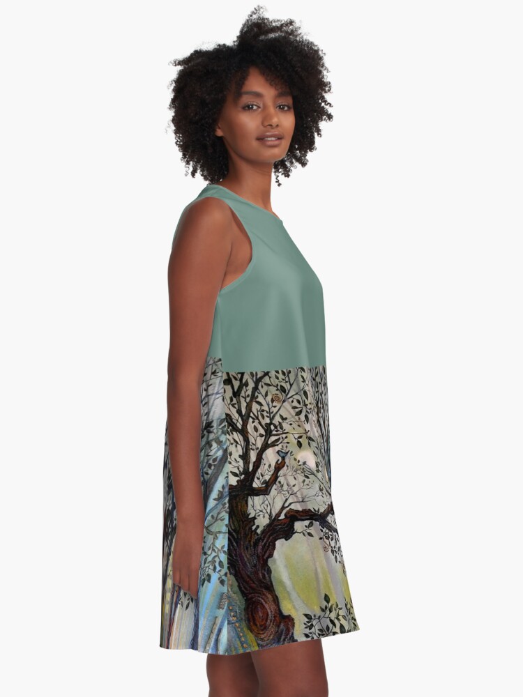 Alternate view of Proliferation (Tree of Life Series) A-Line Dress