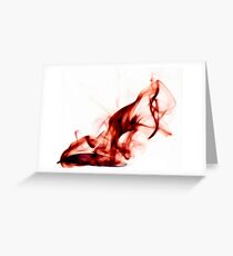 Spoonful of smoke Greeting Card