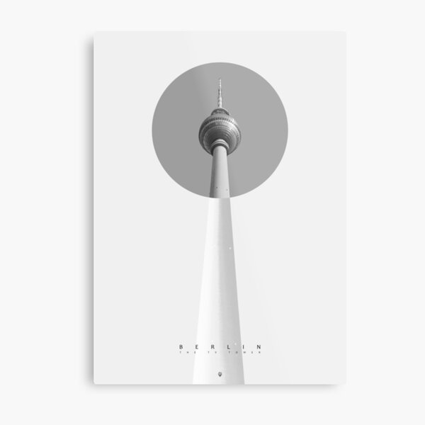Berlin - The TV Tower Metallbild