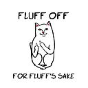 Fluff Off For Fluff 39 S Sake Middle Finger Cat Crazy Cute Funny Gift Present Ideas Modern Pop Culture Memes Quotes Photographic Print By Avit1 Redbubble