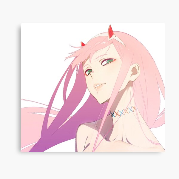 Darling in the FranXX - Zero Two (halfbody) Metal Print