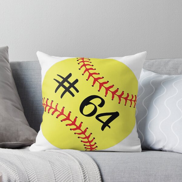 Item preview, Softball Player Jersey No 64 Back Number #64 Ball Sport Sticker Gift designed and sold by theshirtinator.