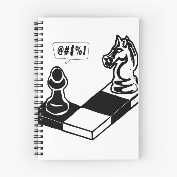 Item preview, Chess Pawn insults Knight funny gamer design designed and sold by tqueen.