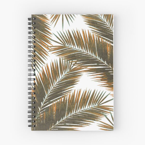 Item preview, Tropical Palm Leaf Pattern 6 - Tropical Wall Art - Summer Vibes - Modern, Minimal - Brown, Copper designed and sold by Studio Grafiikka.